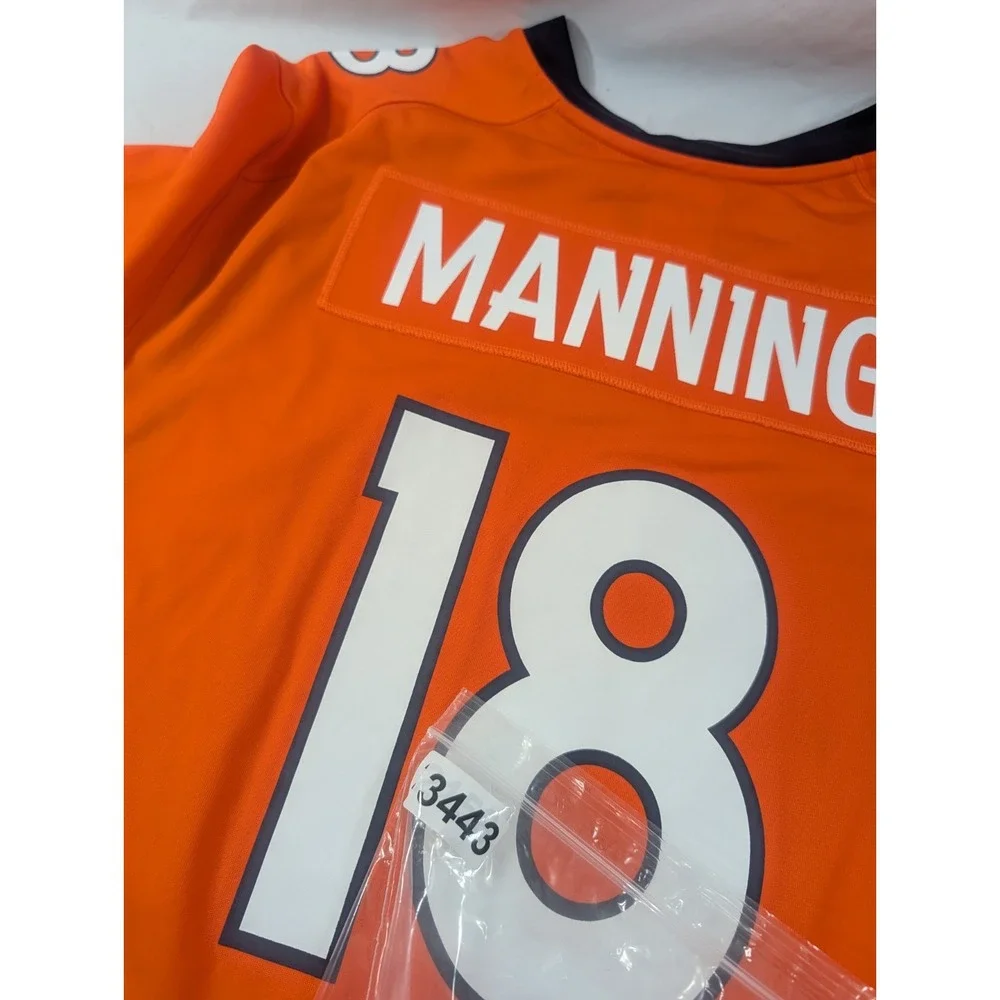 Nike NFL On Field Denver Broncos #18 Manning Jersey Men 2XL Football Super Bowl